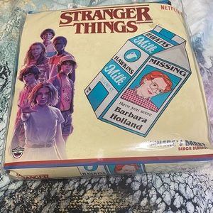 Stranger things barb milk carton beach blanket towel